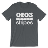 CHECKS OVER stripes TEE